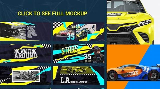 8372+ Nascar Mockup Smart Layer PSD