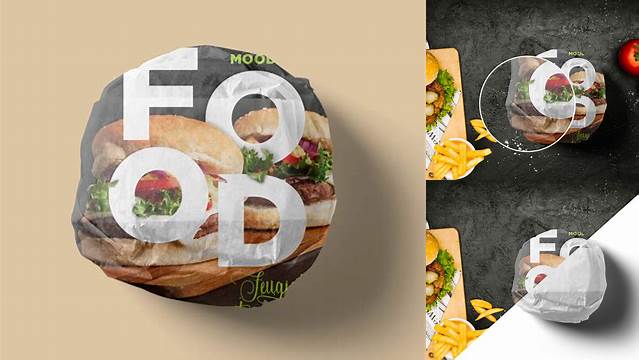 8383+ Burger Paper Mockup For Free Download