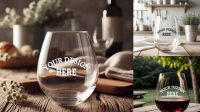 8384+ Stemless Wine Glass Mockup High-Quality PSD Files