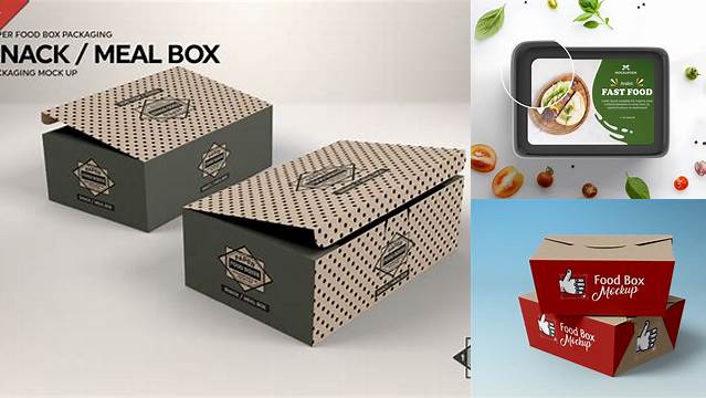 8394+ Food Box Mockup Psd Free Download PSD for Free