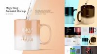 8406+ Magic Mug Animated Mockup Free Download Include TIFF