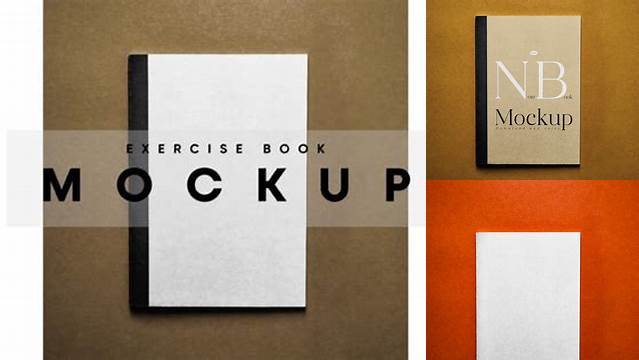 8415+ Exercise Book Mockup Creative Digital PSD Download