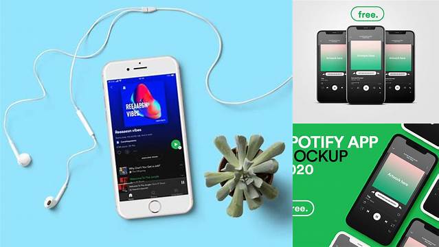 8415+ Spotify Mockup Free Free Design Resource