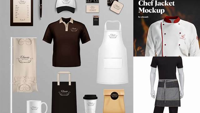 8419+ Restaurant Uniform Mockup Free Download PSD Free Download