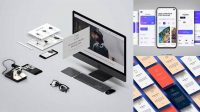 842+ Desktop Ui Mockup PSD Free Download