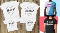 8423+ Mockup T Shirt Family Download Free