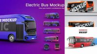 8429+ Bus Wrap Mockup Digital Download