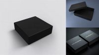 8438+ Black Box Mockup High Resolution