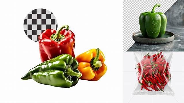 8443+ Pepper Mockup Smart Object PSD