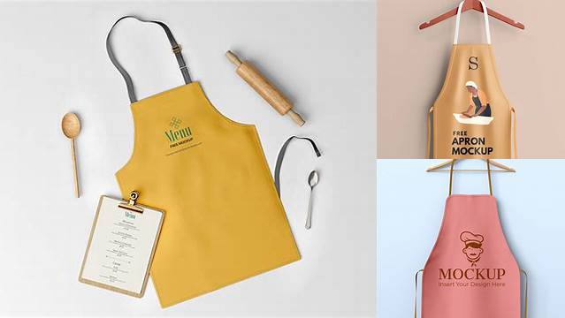 8449+ Apron Mockup Free Download Fully Layered Photoshop Freebie