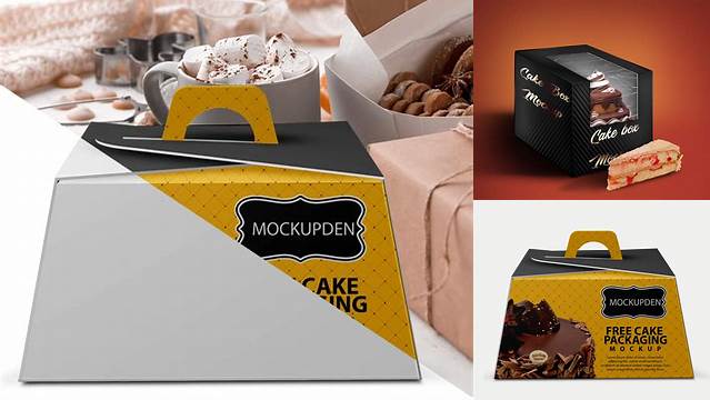 8453+ Cake Box Mockup Psd Free Download PSD Free Download