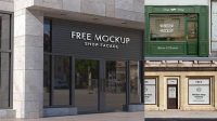 8462+ Storefront Mockup Exclusive Free PSD Mockups