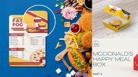 8463+ Happy Meal Mockup High-Quality Creative PSD