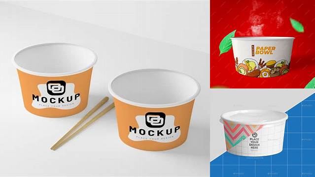 8465+ Mockup Paper Bowl PSD File Download