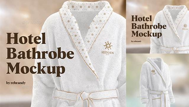 8466+ Hotel Robe Mockup Free PSD