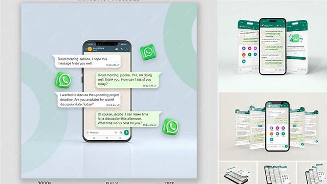 8469+ Psd Whatsapp Chat Versatile PSD Mockup File