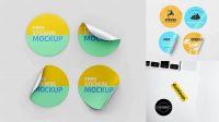 8471+ Sticker Mockup Free Download Digital Download