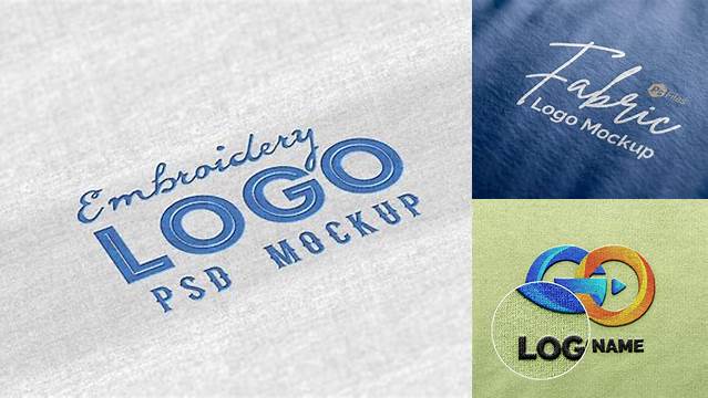 8474+ Fabric Embroidered Logo Mockup Free Download Free PSD