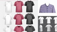 8481+ Shirt Template Png PSD File for Designers