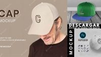 8489+ Mockup Gorra Psd Editable PSD File