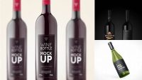 8489+ Wine Bottle Mockup Free Online PSD Free Download