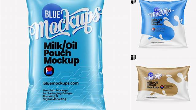 8494+ Milk Pouch Mockup High Resolution