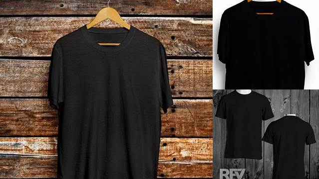 8503+ Mockup Baju Polos Hitam PSD for Free