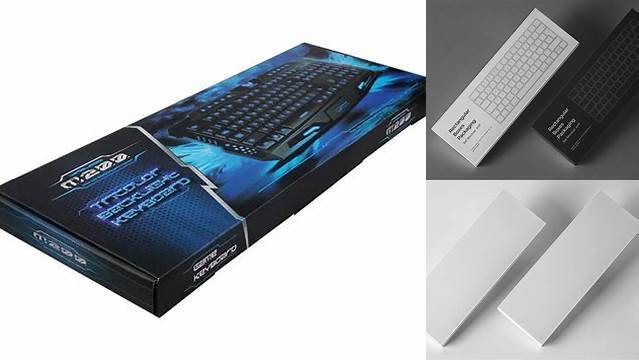 8509+ Keyboard Box Mockup Free Creative Design