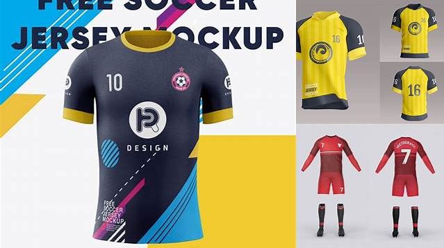 8513+ Free Soccer Jersey Mockup Psd High Resolution