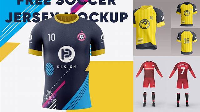 8513+ Free Soccer Jersey Mockup Psd High Resolution