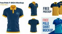 8515+ Free Polo Shirt Mockup Front And Back Psd Easy Editable