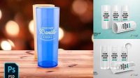 8517+ Mockup Long Drink Psd Editable and Customizable PSD