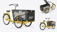 8524+ Cargo Bike Mockup PSD Free Download