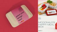 8525+ Happy Meal Box Mockup Hight Resolution