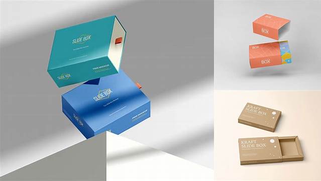 8528+ Slide Box Mockup For Free Download