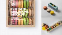 8534+ Macaron Packaging Mockup High-Resolution PSD Download