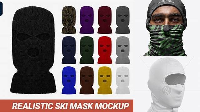 8537+ Ski Mask Mockup For Free Download