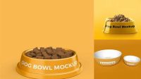 8544+ Dog Bowl Mockup High-End Creative PSD Template