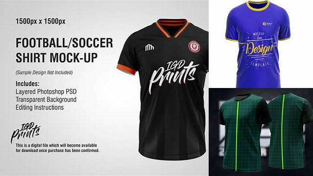 8548+ Mockup Camiseta Futbol Gratis Download Free