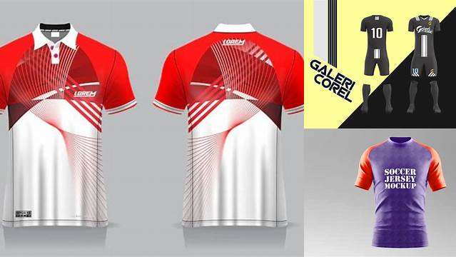 8555+ Mockup Jersey Polos Cdr Elegant PSD Mockup