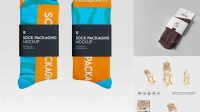 8557+ Socks Packaging Mockup Hight Resolution