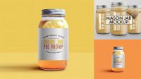 856+ Mason Jar Mockup Download Customizable PSD