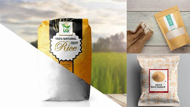 8560+ Mockup Rice Bag Modern PSD Templates