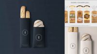 8580+ Bread Packaging Mockup Free Free Mockup PSD