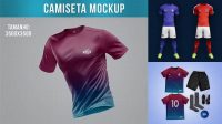 8584+ Mockup Uniforme Deportivo Gratis Free Editable PSD