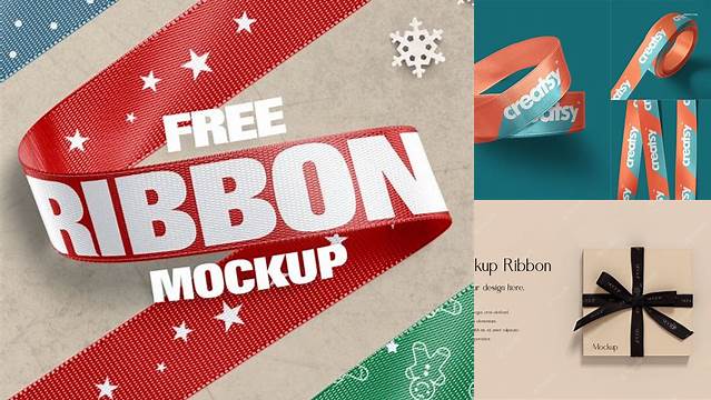 8584+ Ribbon Mockup Creative Photoshop Resources