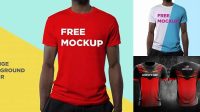 8588+ Sublimation Tshirt Mockup Photoshop Freebie