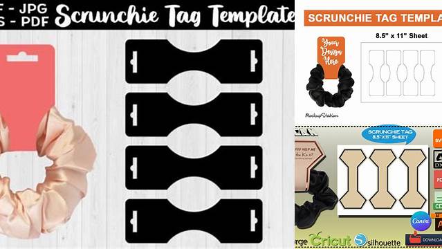 8591+ Scrunchies Tag Template Creative Design Resource