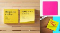 8599+ Sticky Notes Mockup Easy Editable