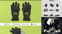 8605+ Glove Mockup Best for Showcase